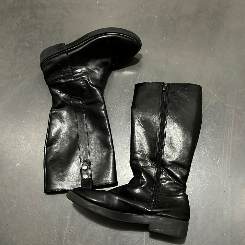 Zara kids leather boots